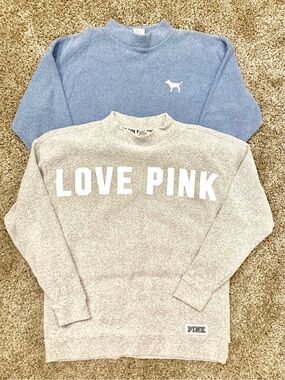 ✨VS PINK Bundle-✨2 Mock-neck Sweatshirts+ Bonus Gift✨